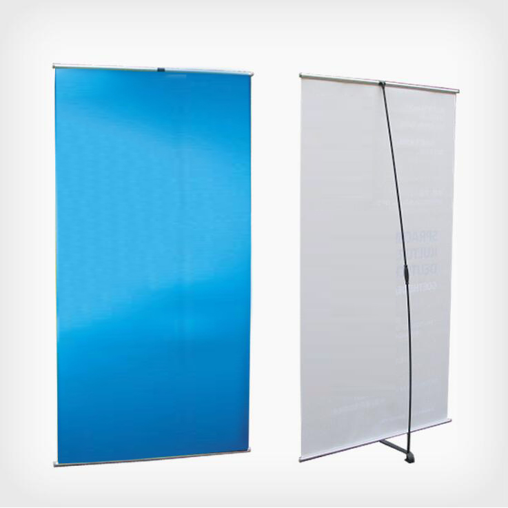Germany L stand for tade show L banner stand 