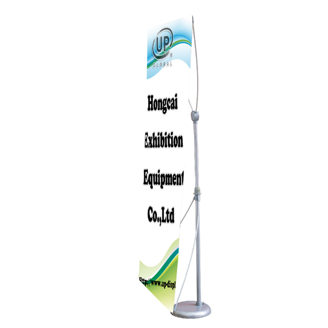 round base x stand for tade show X banner stand 