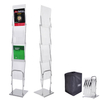 easy to carry brochure holder Factory Wholesale 4 Level Iron Brochure Holder 