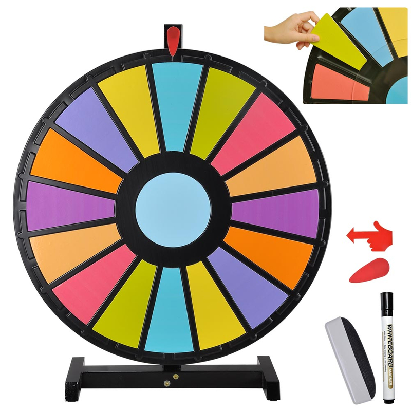 prize wheel with plastic base 24 inches plastic uptake