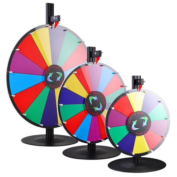  prize wheel with iron base 