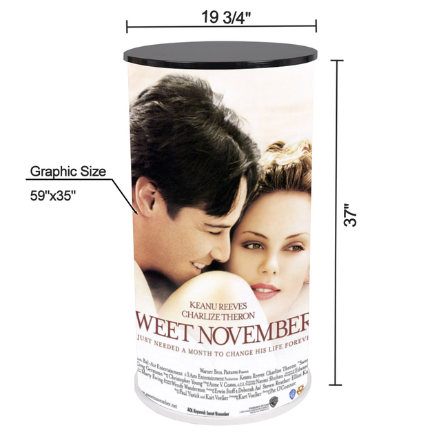pop up promotion counter round promotion counter 
