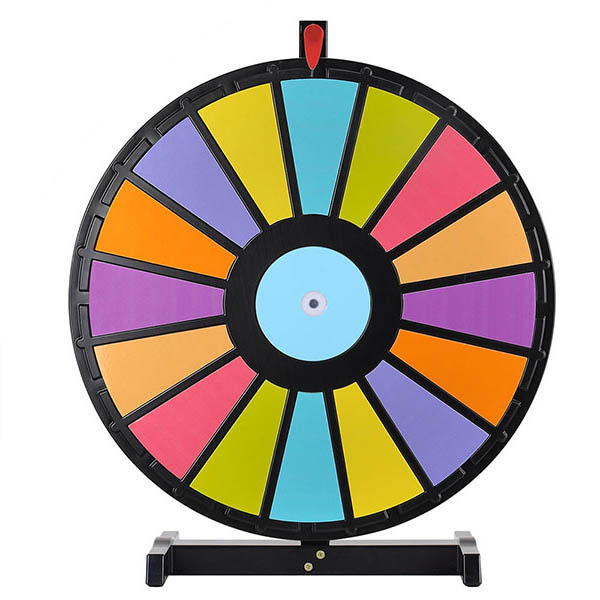 prize wheel with plastic base 24 inches plastic uptake