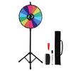 telescoping iron base prize wheel with tripod 