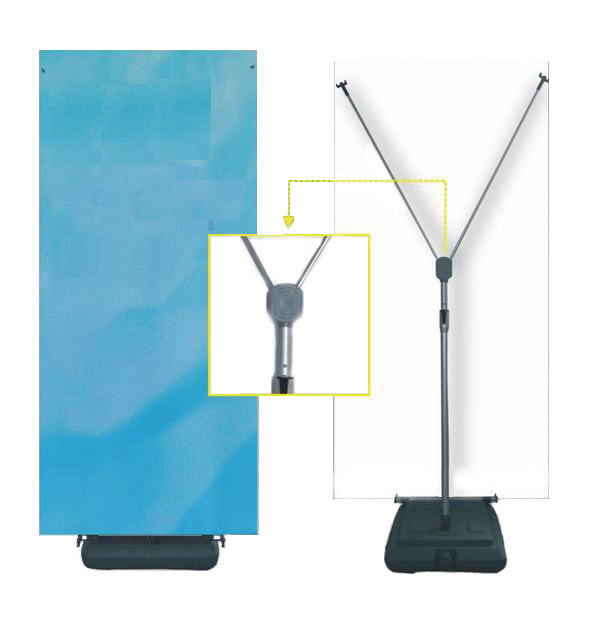 water base X stand for tade show X banner stand 