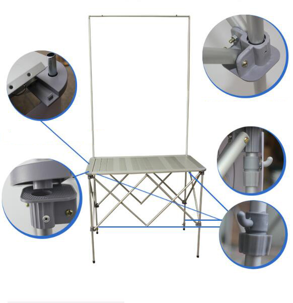 pop up promotion counter aluminium promotion counter