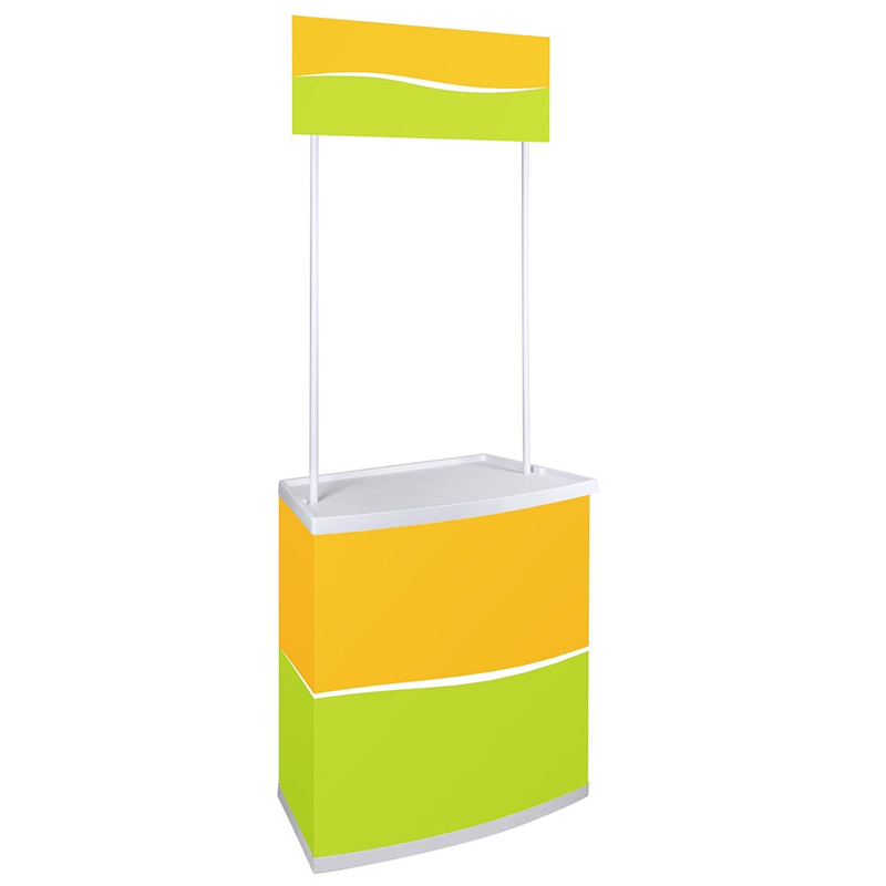 Custom Logo Portable Pop Up Bar Counter Stable Table promotion counter c