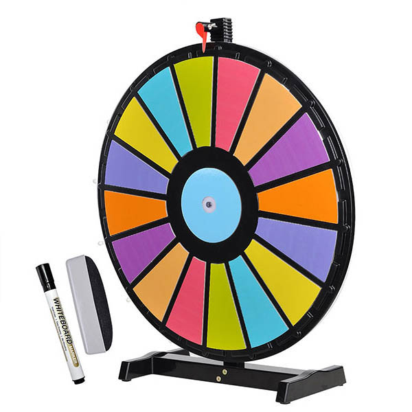 prize wheel with plastic base 24 inches plastic uptake