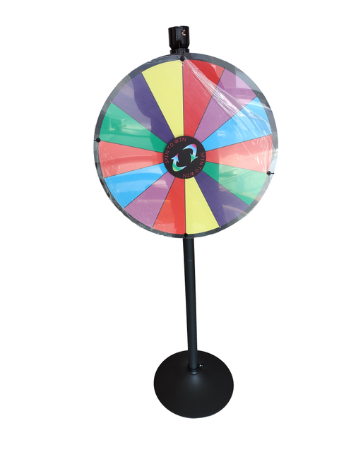 changeable prize wheel prize wheel with square/round iron base