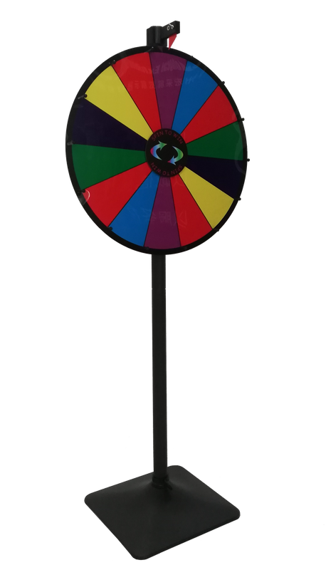 changeable prize wheel prize wheel with square/round iron base