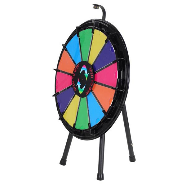 changeable prize wheel with LED prize wheel with tripod 