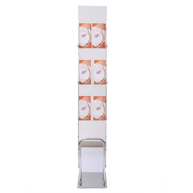 easy to carry brochure holder Factory Wholesale 4 Level Iron Brochure Holder 
