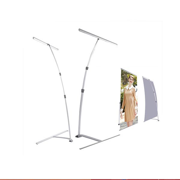 Iron foot L stand for tade show L banner stand 