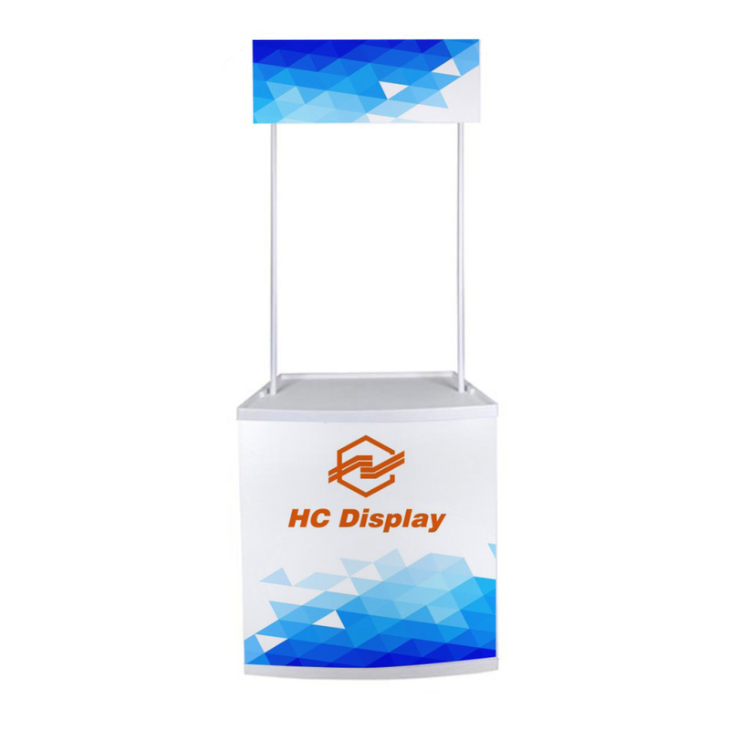 Custom Logo Portable Pop Up Bar Counter Stable Table promotion counter c