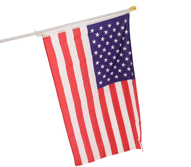 High-quality Aluminum Secional Flagpole Hand flagpole telescoping flagpole