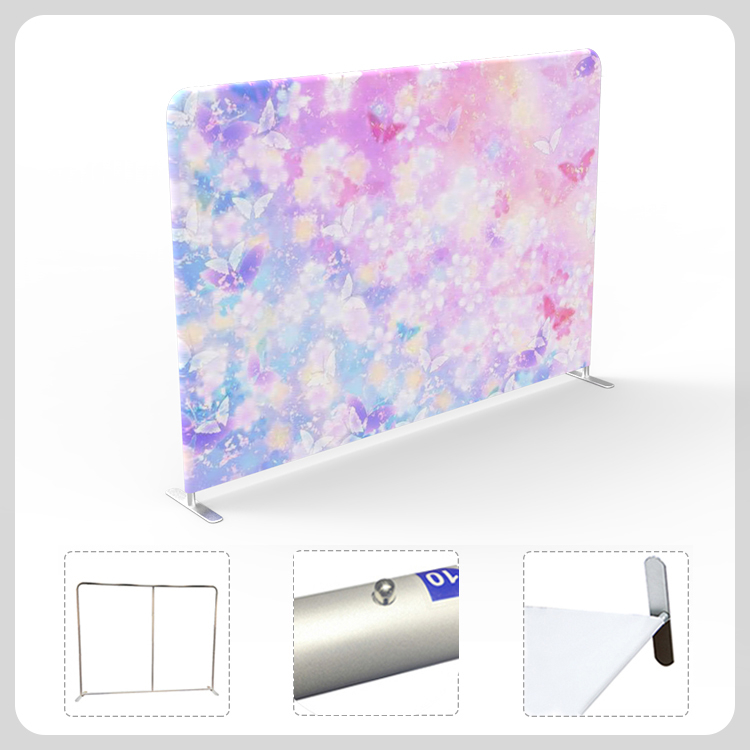 Hot sale Tension fabric Aluminum Display Straight Aluminum Tension Fabric Display