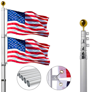 Hot Sale 25FT Telescoping Flagpole 