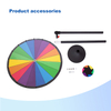 36nches prize wheel with iron base for double use