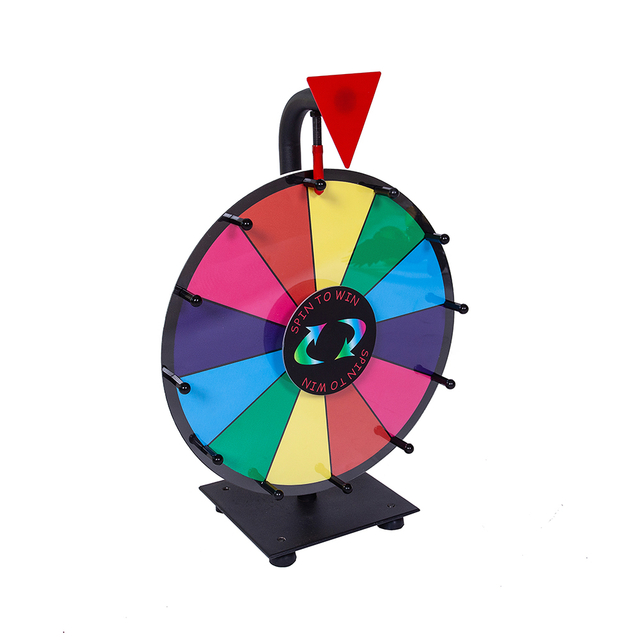 Factory Wholesale Prize Wheel with Aquare Base