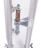 Aluminum Tool Stilts Silver Blue Adjustable 24 Inch 