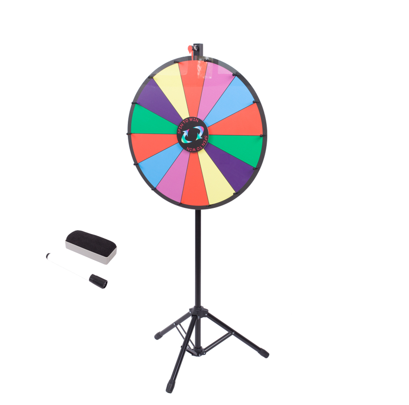 New Design 24 inches prize wheel with tripod