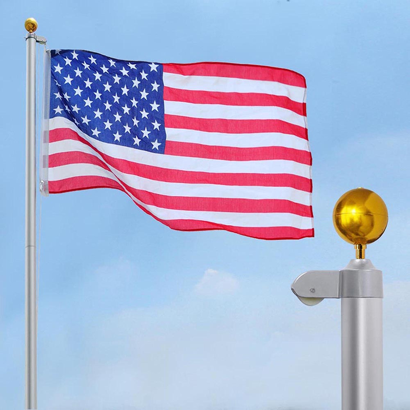Factory Wholesale New Design 16FT Secional Flagpole 