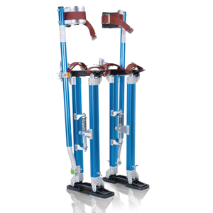Drywall Stilts, 24''-40'' Adjustable Heights Aluminum Work Stilt, Professional Drywall Stilts for Sheetrock Drop Ceiling Wall Painting and Trimming Tree Branches