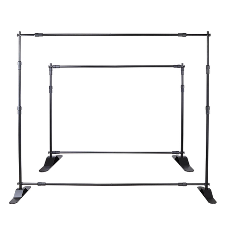 Display Stand Aluminum Black 8*10FT Display Rack