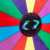 Factory Wholesale 12 Inches Prize Wheel with plastic base 