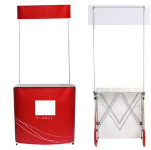 pop up promotion counter aluminium promotion counter