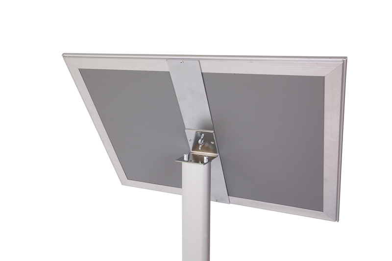 A3 Floor Standing Poster Display Stand Adjustable Aluminum Sign