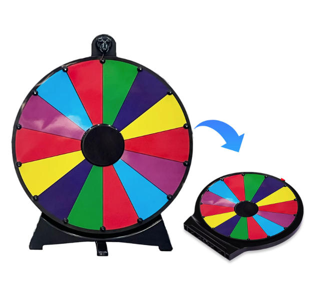 Source Manufacturer for Amazon Sellers ABS 12 Inches Hot Pick Prize Wheel of Fortune for Family Game or Promotion