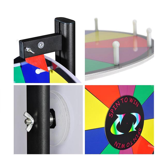  prize wheel with iron base 