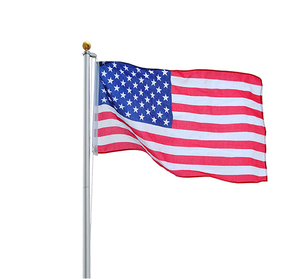 Factory Wholesale Aluminum 20 FT Secional Flagpole 