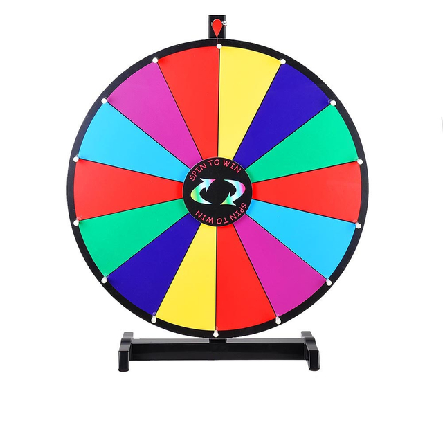 Hot Selling 24 Inch Activity Game Prize Wheel