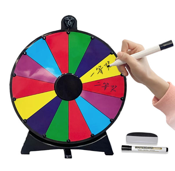 Source Manufacturer for Amazon Sellers ABS 12 Inches Hot Pick Prize Wheel of Fortune for Family Game or Promotion