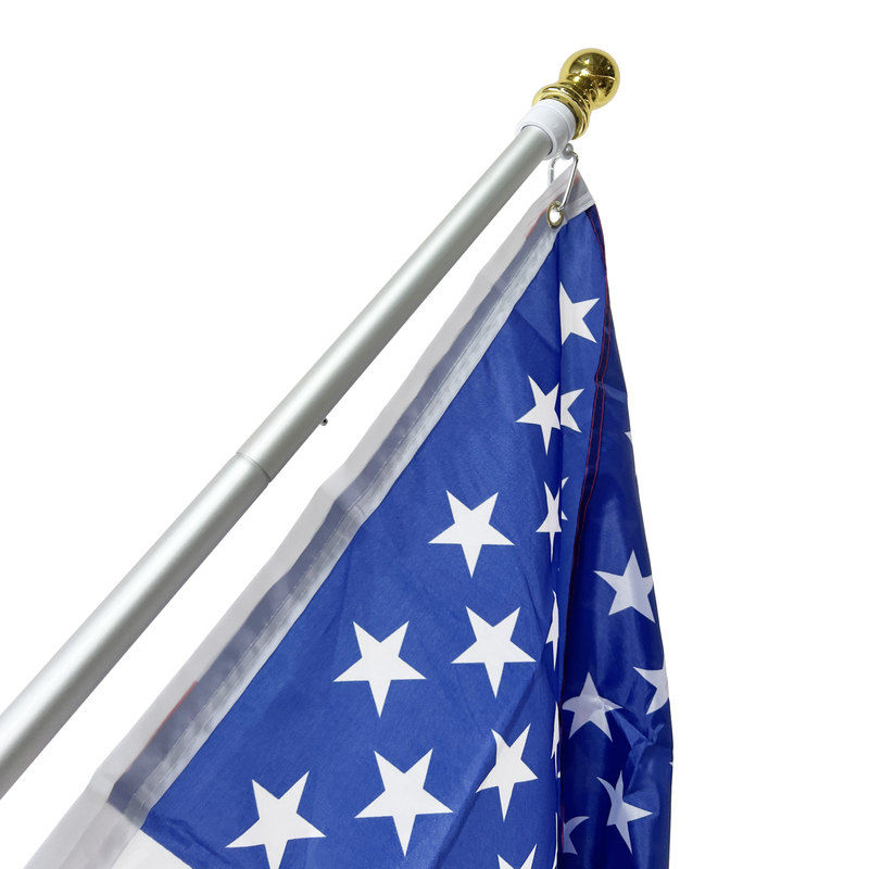 out door PVC base aluminum 10FT flagpole
