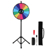 telescoping iron base prize wheel with tripod 