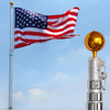 Custom flag 16FT Telescoping Flagpole 