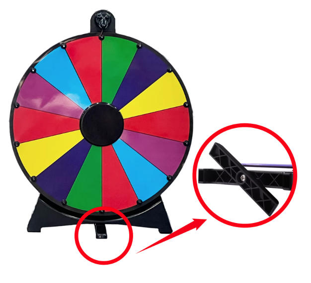 Source Manufacturer for Amazon Sellers ABS 12 Inches Hot Pick Prize Wheel of Fortune for Family Game or Promotion