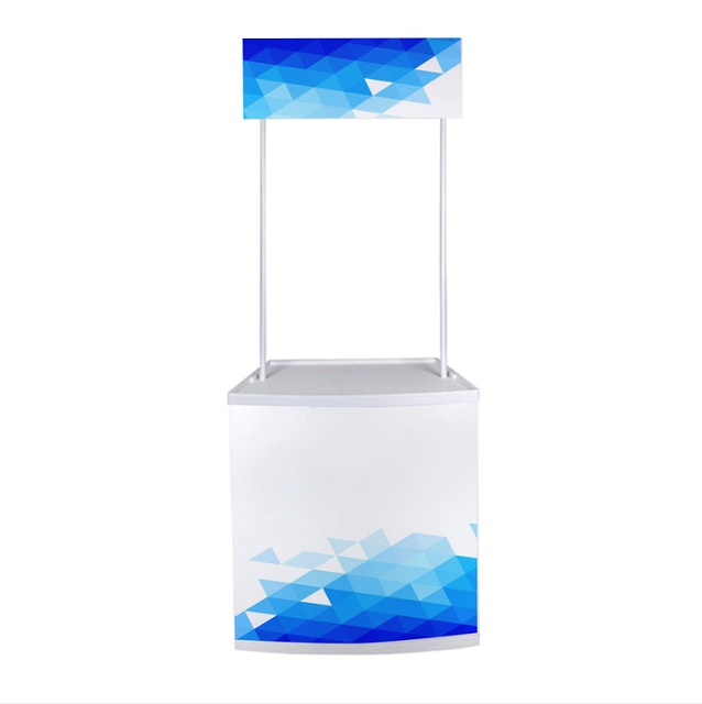 Custom Logo Portable Pop Up Bar Counter Stable Table promotion counter c