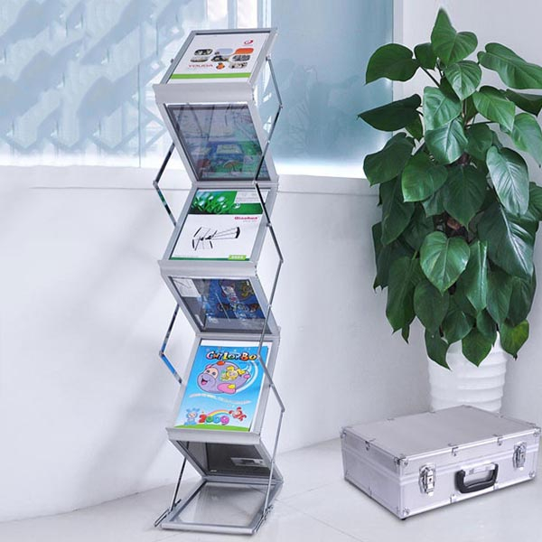 High Quality A5 Aluminum Display Brochure Holder