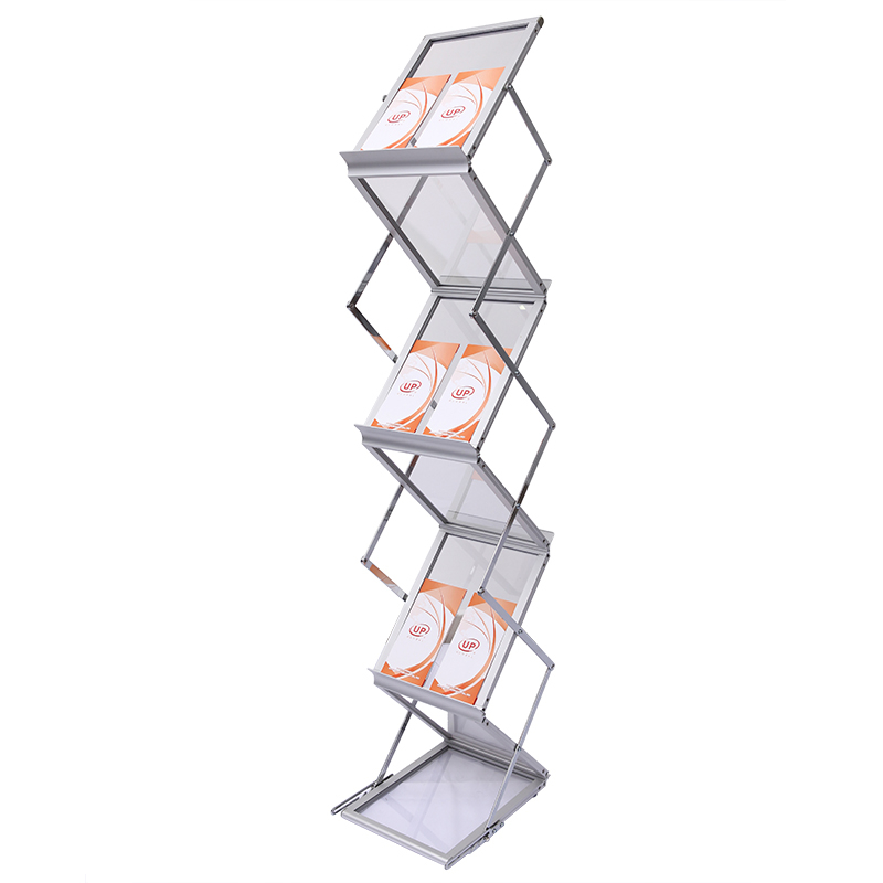 High Quality A5 Aluminum Display Brochure Holder