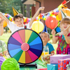24inches Manufacturer Customization Colorful Tabletop Spinning Prize Wheel Game Lucky Draw of Fortune for Party And Promotion