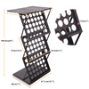 Iron Black Fold Durable Tabletop Brochure Display Stand